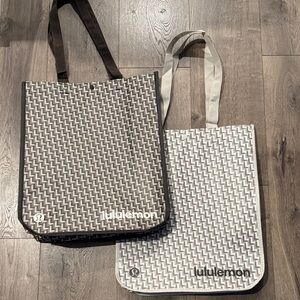 NEW Lululemon 2025 Holiday Shopping Reusable Tote Bags LARGE Bundle